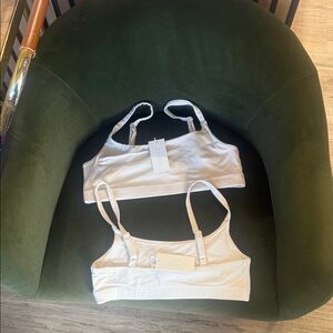 Z Supply Women's Cream Bralette Duo